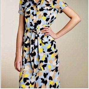 Silk Dian von Furstenberg dress. Military Style! So hot this season